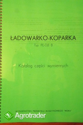 Katalog części zamiennych KOPARKO ŁADOWARKI JUMZ PE 0,8-B