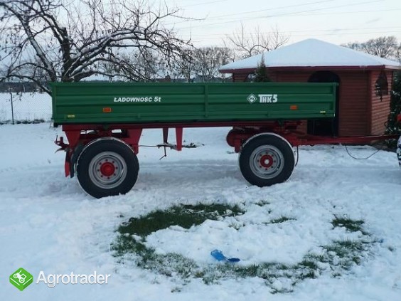Przyczepa rolnicza ciężarowa 5 ton HL 6011 jak nowa OKAZJA wywrotka 