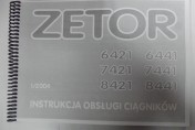 Instrukcja obsługi Zetor PROXIMA 6421,6441,7421,7441,8421,8441.  