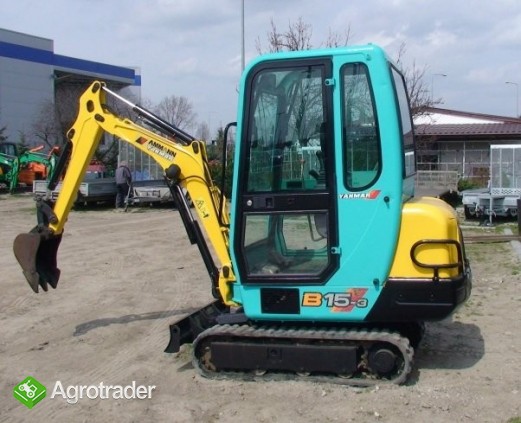 YANMAR B15 -3 2003 15KM AMMANN KOPARKA LEASING GWR - zdjęcie 1