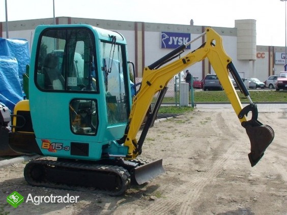 YANMAR B15 -3 2003 15KM AMMANN KOPARKA LEASING GWR - zdjęcie 2
