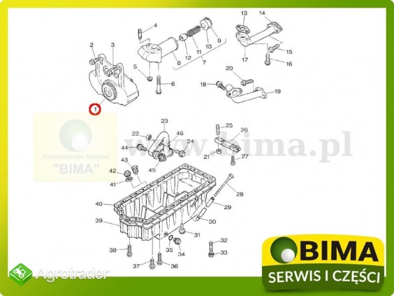 Pompa oleju silnikowego Landini Mythos 110 - zdjęcie 2