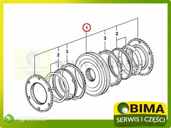 Synchronizator rewersu Same EXPLORER 75,80,85,90,95,100 - zdjęcie 1