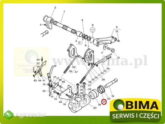 Oring tłoka podnośnika Massey Ferguson 362,365,372,375 - zdjęcie 1