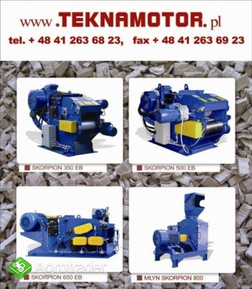 Wood chipper, Holzhacker, Hacker, Rębak Teknamotor - zdjęcie 2